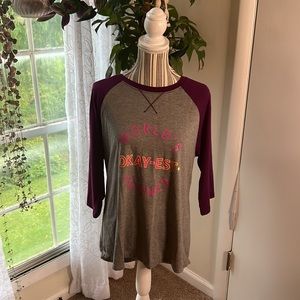 Grey/Purple World’s Okay-est Runner Long Sleeved Tee - Size Xl